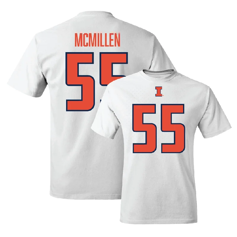 White Illinois Player Tee     - TJ McMillen