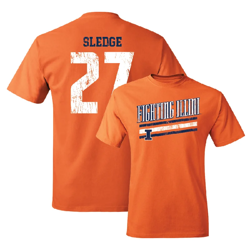 Orange Slant Tee  - Enyce Sledge