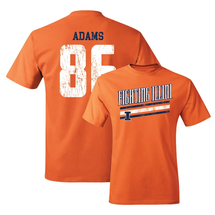 Orange Slant Tee - Weston Adams #86