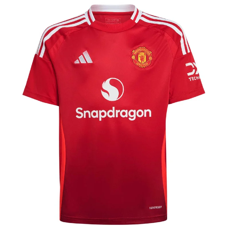 adidas Manchester Utd 2024/25 Kids Home Jersey