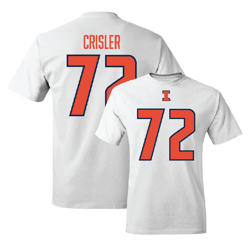 White Illinois Player Tee     - Zy Crisler