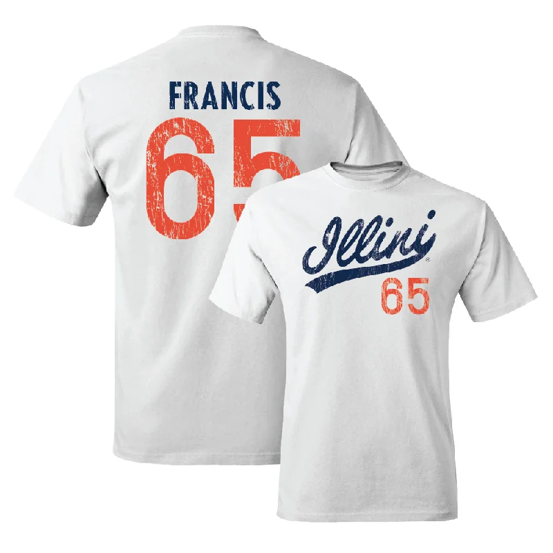 White Script Comfort Colors Tee    - Kellen Francis