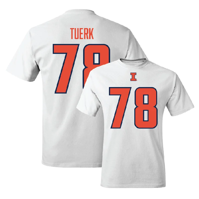 White Illinois Player Tee   - Eddie Tuerk