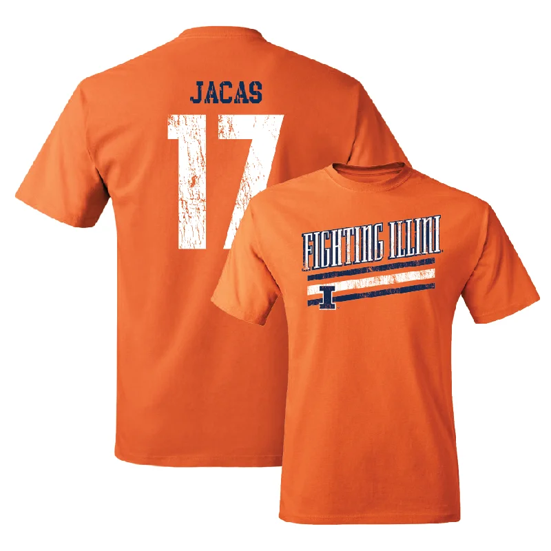 Orange Slant Tee    - Gabe Jacas