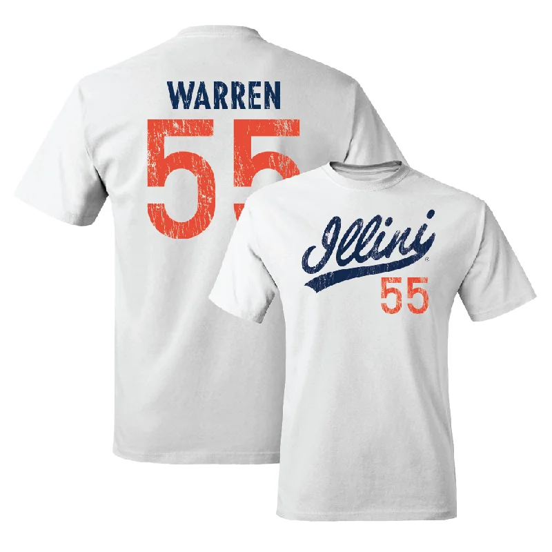 White Script Comfort Colors Tee    - Jeremiah Warren