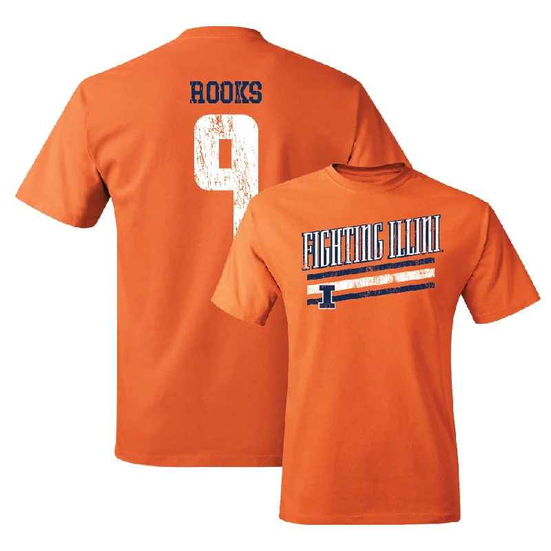 Orange Slant Tee    - Tyson Rooks