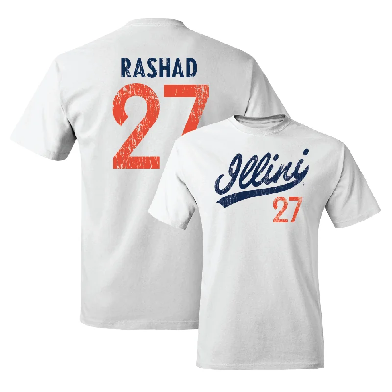 White Script Comfort Colors Tee    - Corey Rashad