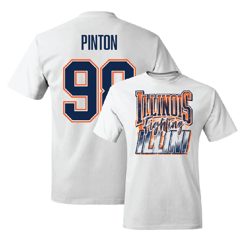 White Illinois Graphic Comfort Colors Tee    - Fabrizio Pinton