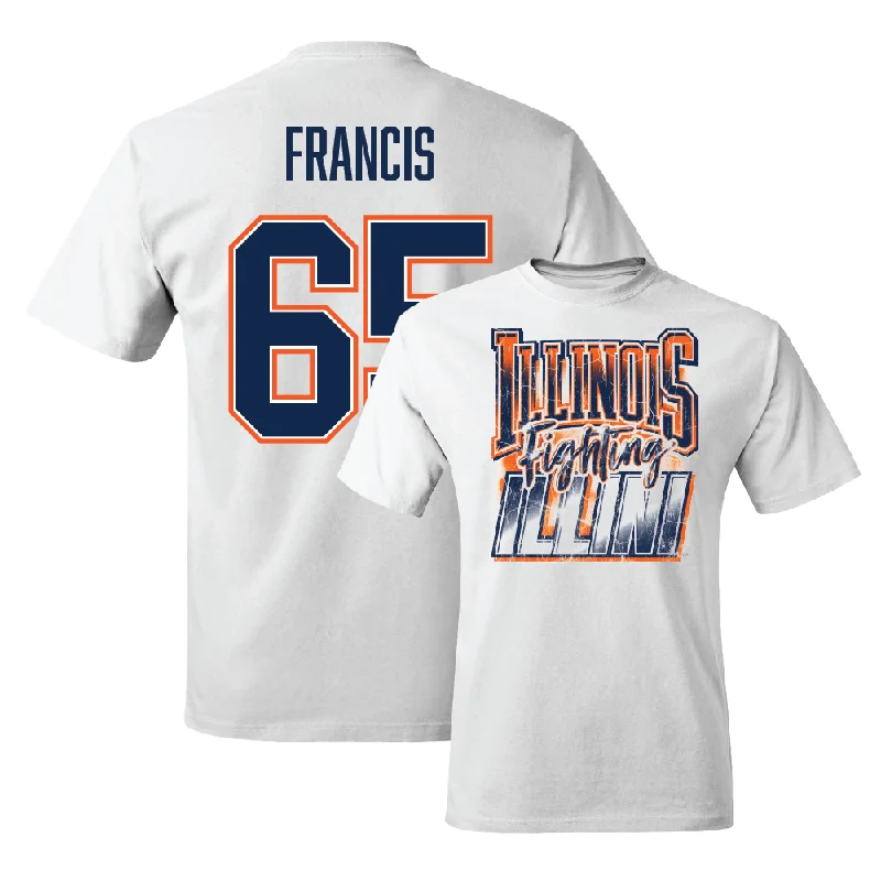 White Illinois Graphic Comfort Colors Tee    - Kellen Francis