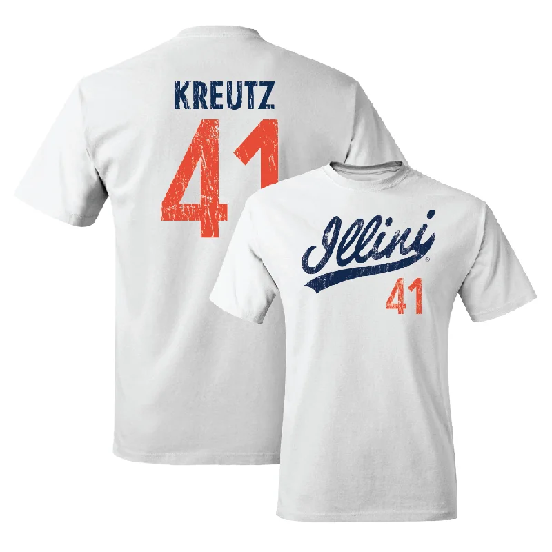 White Script Comfort Colors Tee    - James Kreutz