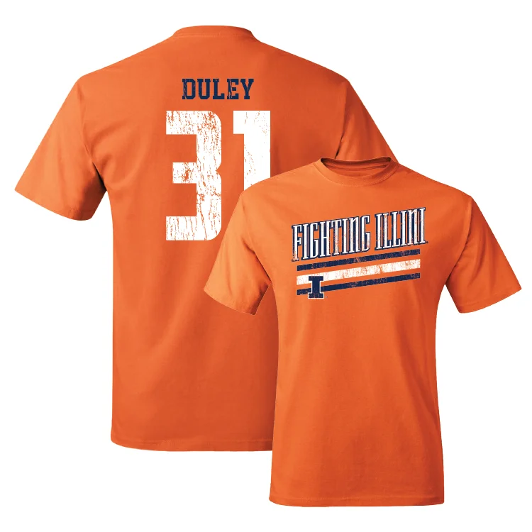 Orange Slant Tee - Declan Duley #31