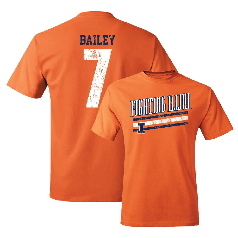 Orange Slant Tee   - Matthew Bailey