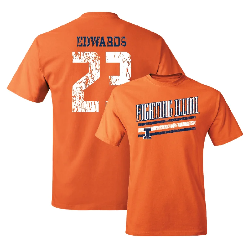 Orange Slant Tee    - TeRah Edwards