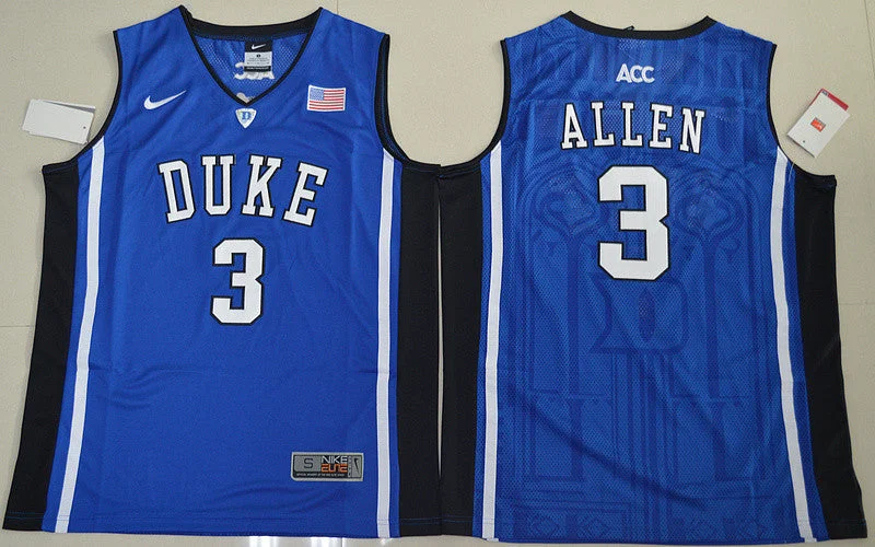 Duke Blue Devils 3 Grayson Allen Blue College Basketball Basketball Jersey