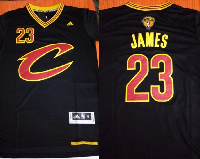 Cavaliers 23 Lebron James Black Pride Swingman 2016 Finals Basketball Jersey