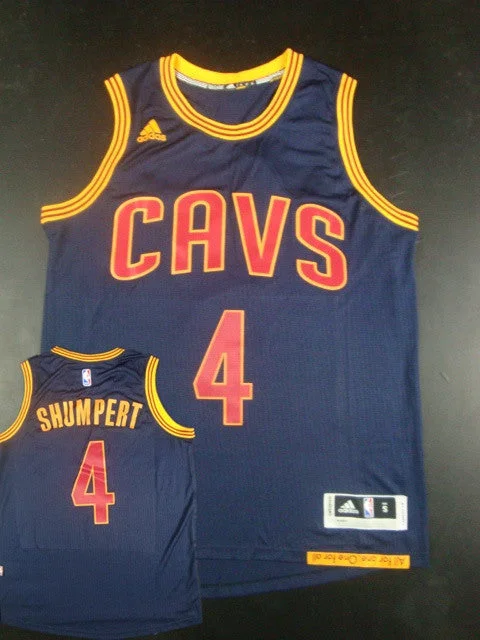 Cavaliers 4 Shumpert Blue 2014-15 Hot Printed New Rev 30 Basketball Jersey