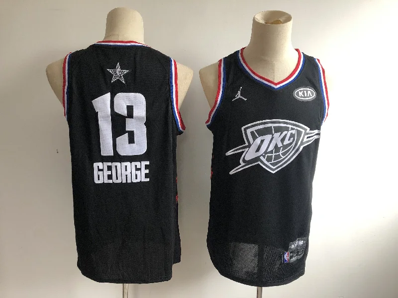 Thunder 13 Paul George Black 2019 All-Star Game Jordan Brand Swingman Basketball Jersey