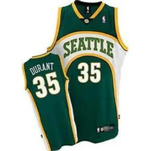 Supersonics 35 Durant Green New Revolution 30 Basketball Jerseys