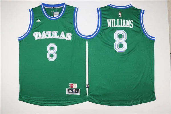 Mavericks 8 Deron Williams Green Cityscape Swingman Basketball Jersey