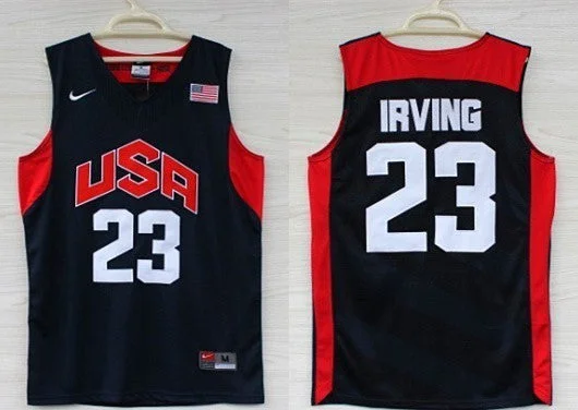 USA 23 Kyrie Irving Navy 2012 Olympic Basketball Team Basketball Jersey