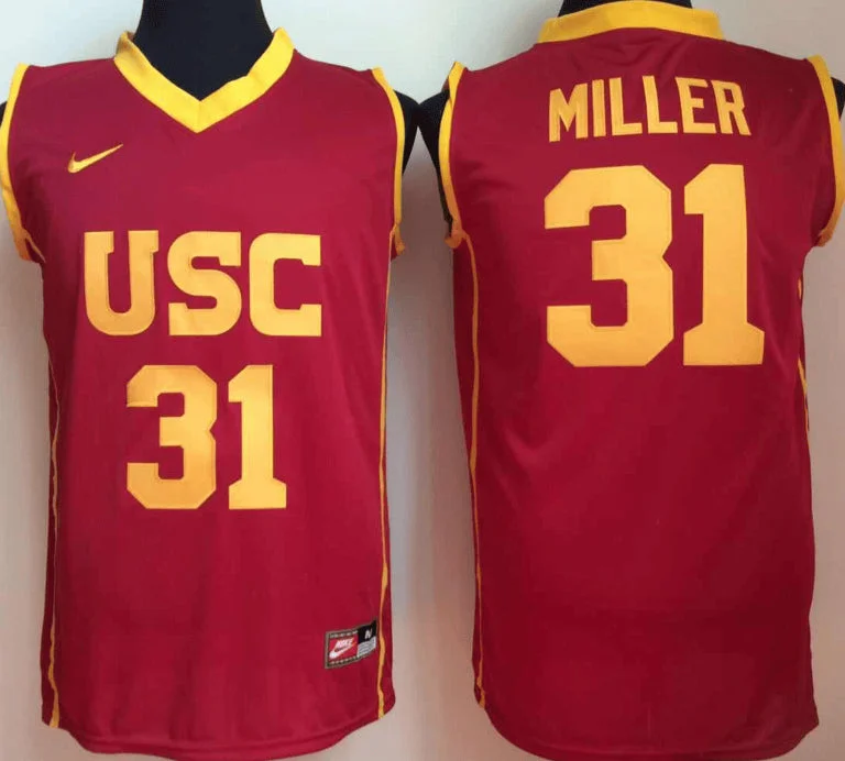 USC Trojans 31 Cheryl Miller Red College Basketball Basketball Jersey