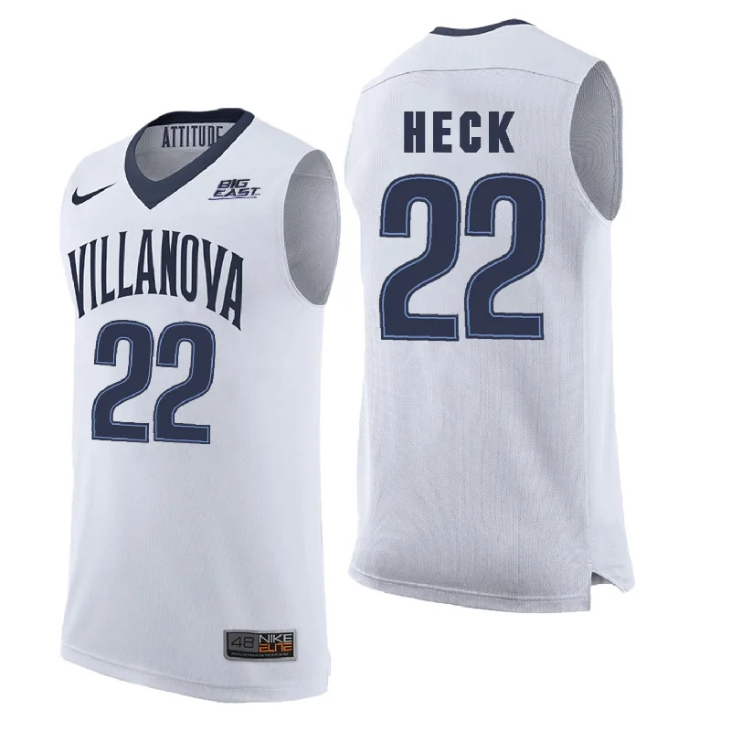 Villanova Wildcats 22 Peyton Heck White College Basketball Elite Basketball Jersey