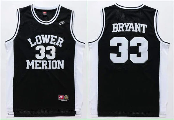 Lower Merion High School 33 Kobe Bryant Black College Basketball Jersey