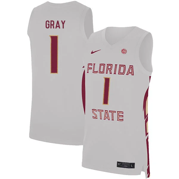 Florida State Seminoles 1 RaiQuan Gray White Basketball College Basketball Jersey