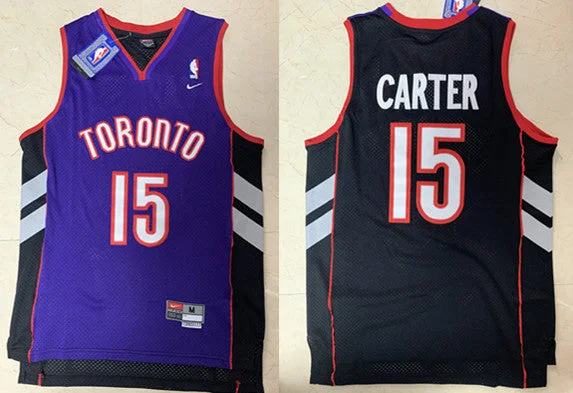 Men' Toronto Raptors #15 Vince Carter Throwback Stitched Basketball Jersey