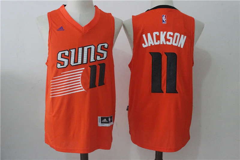 Suns 11 Josh Jackson Orange Swingman Basketball Jersey