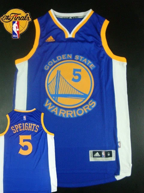 Warriors 5 Speights Blue 2015 Finals New Rev 30 Basketball Jersey