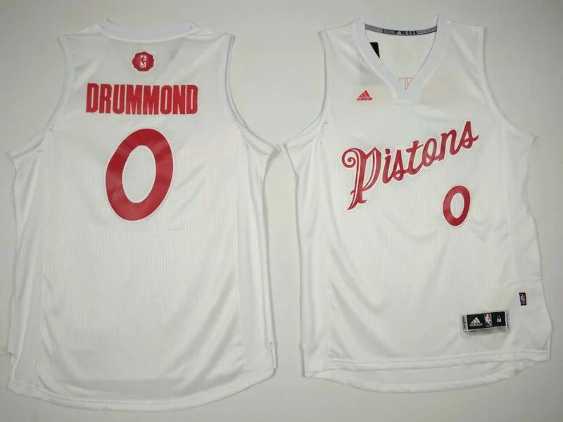 Pistons 0 Andre Drummond White 2016 Christmas Day Swingman Basketball Jersey