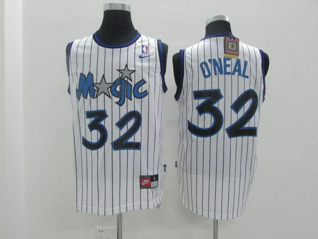 Magic 32 O'Neal White Revolution 30 Basketball Jerseys