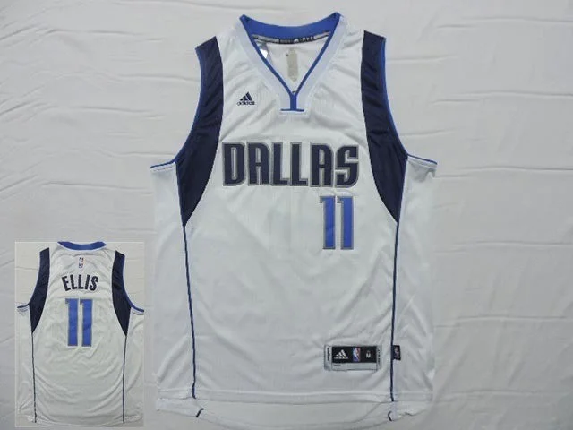 Mavericks 11 Ellis White New Revolution 30 Basketball Jersey