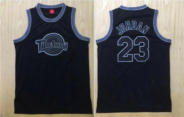 Tune Squad 23 Michael Jordan Black All Stitched Basketball Jersey