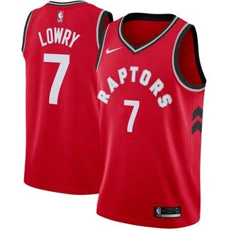 Men's Toronto Raptors #7 Kyle Lowry Red Stitched Basketball Jersey