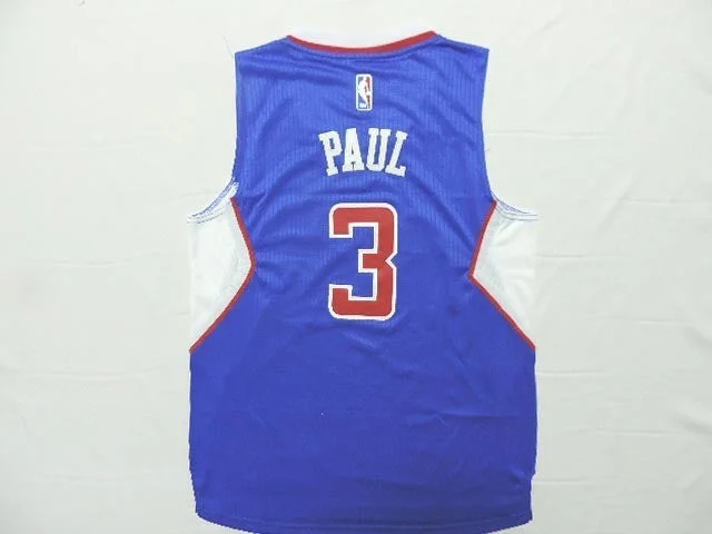 Clippers 3 Paul Blue New Revolution 30 Basketball Jersey