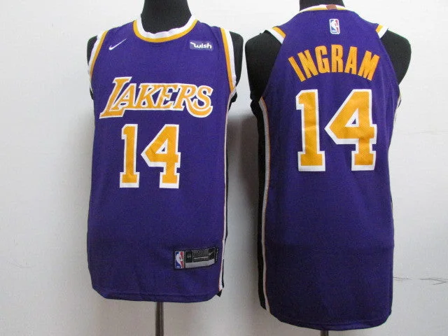 Lakers 14 Brandon Ingram Purple 2018-19 Authentic Basketball Jersey