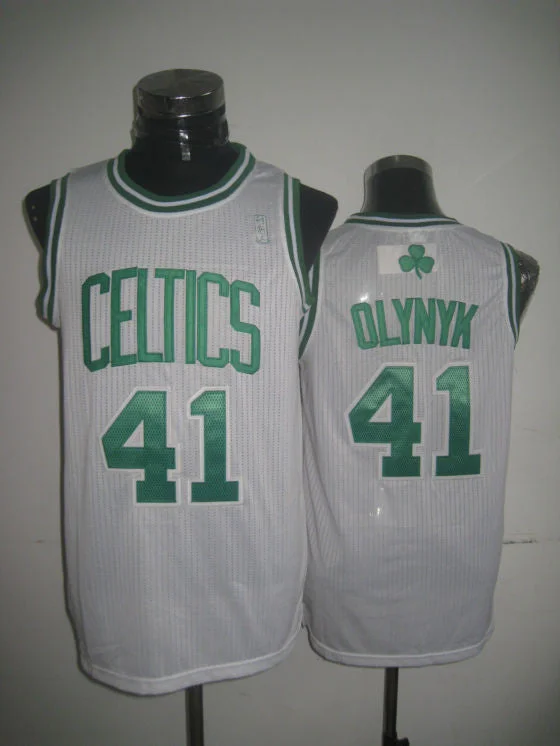 Celtics 41 Olynyk White New Revolution 30 Basketball Jerseys