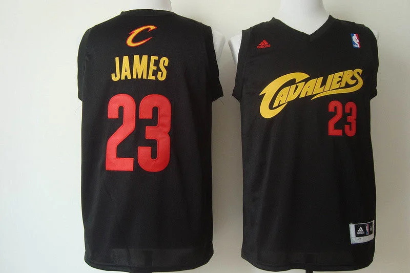 Cavaliers 23 James Black New Revolution 30 Basketball Jerseys