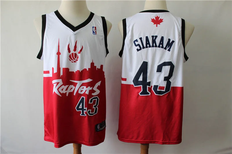 Raptors 43 Pascal Siakam White Red 2019 City DNA Swingman Basketball Jersey