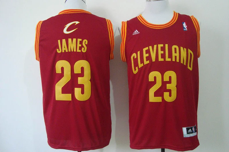 Cavaliers 23 James Red New Revolution 30 Basketball Jerseys