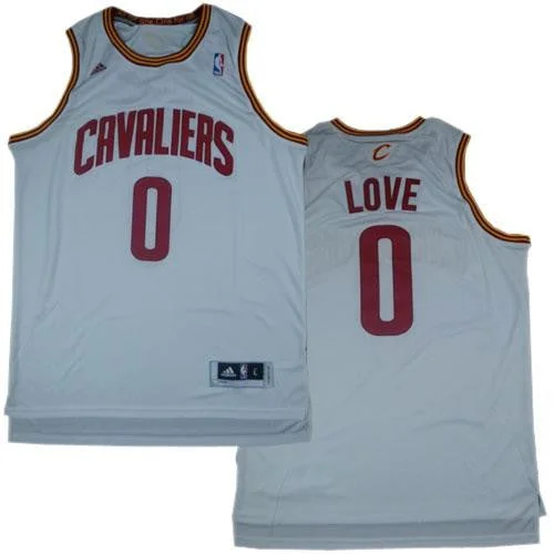 Revolution 30 Cavaliers #0 Kevin Love White Stitched Basketball Jersey