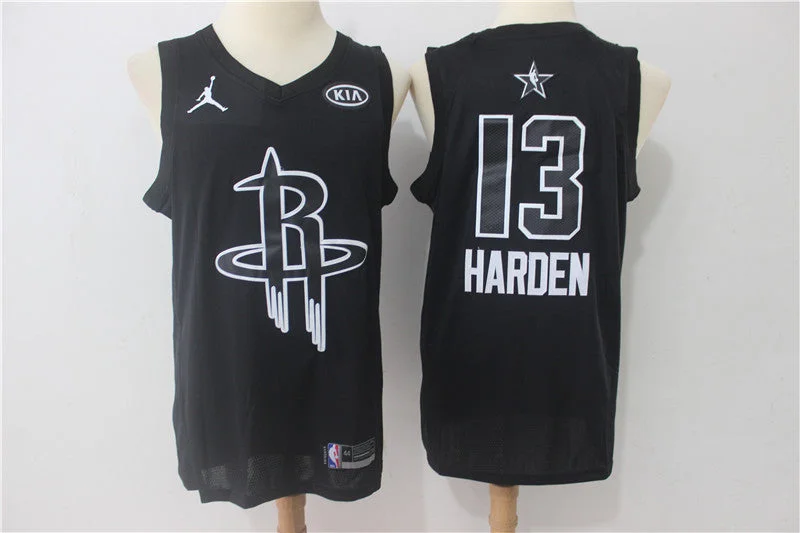 Rockets 13 James Harden Balck 2018 All-Star Game Swingman Basketball Jersey