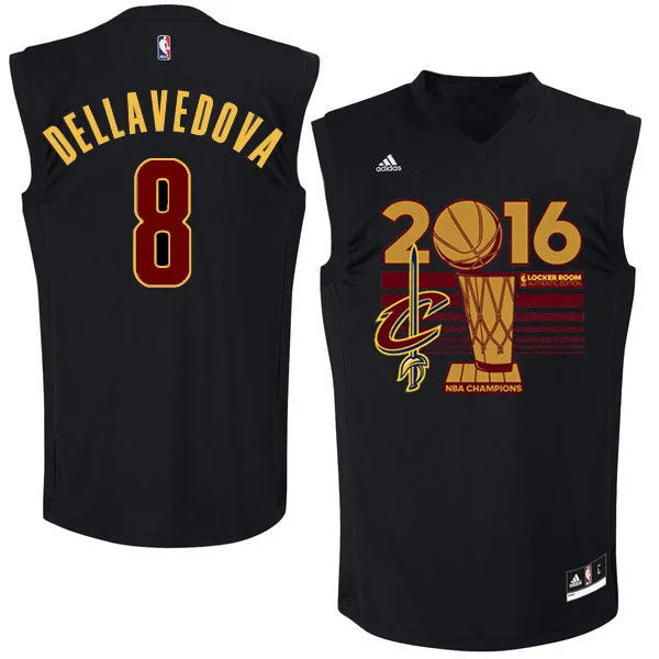 Cavaliers 8 Matthew Dellavedova Black 2016 Finals Champions Basketball Jersey