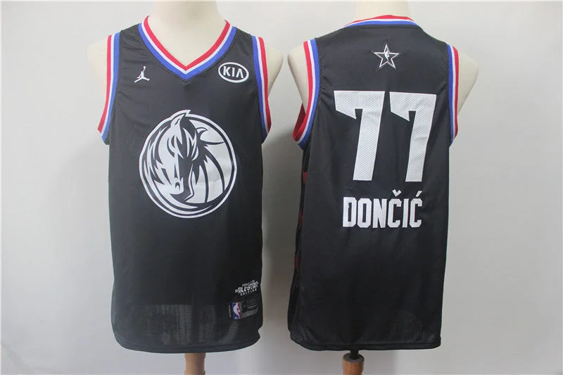 Mavericks 77 Luka Doncic Black 2019 All-Star Game Jordan Brand Swingman Basketball Jersey