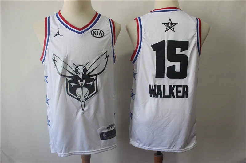 Hornets 15 Kemba Walker White 2019 All-Star Game Jordan Brand Swingman Basketball Jersey