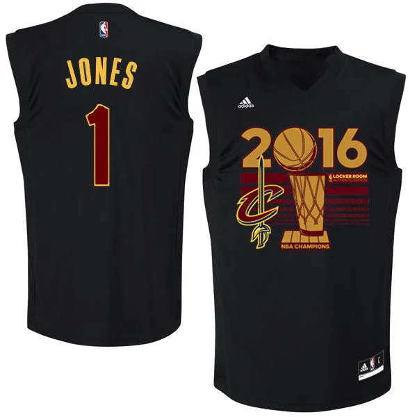 Cavaliers 1 James Jones Black 2016 Finals Champions Basketball Jersey