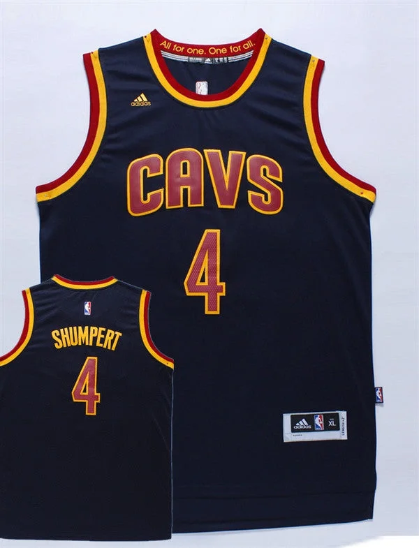 Cavaliers 4 Shumpert Blue New Revolution 30 Basketball Jersey