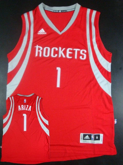 Rockets 1 Ariza Red Hot Printed New Rev 30 Basketball Jersey